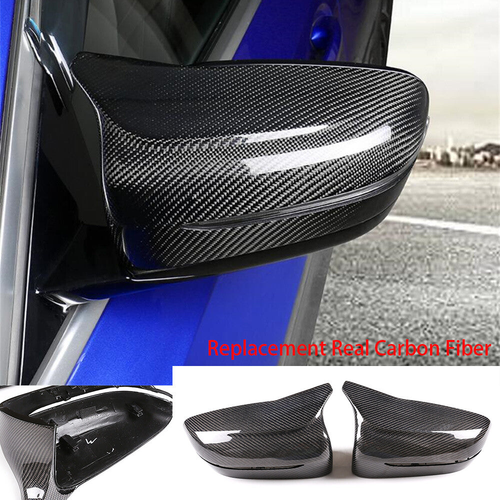 Real Carbon Fiber Replace Rearview Mirror Cover for BMW 3 Series G20 G28 2020-22
