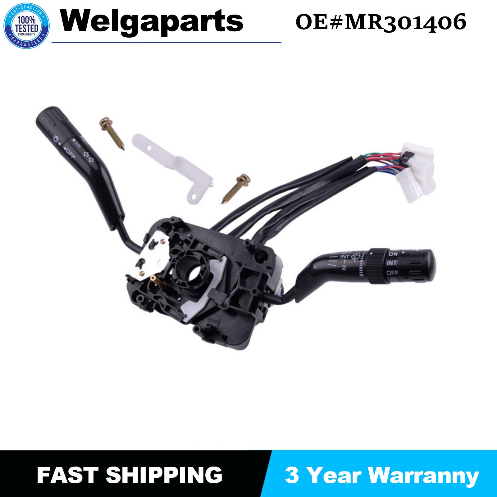 MR301406 for Mitsubishi Pajero Montero Headlight Indicator Turn Signal Switch