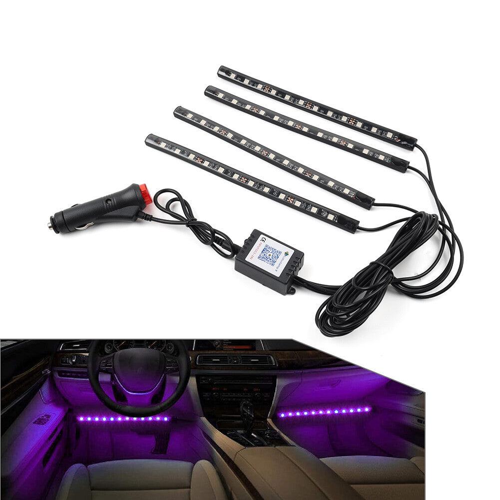 VoiceControl Floor Atmosphere Light Decorative Foot Lamp RGBMusic