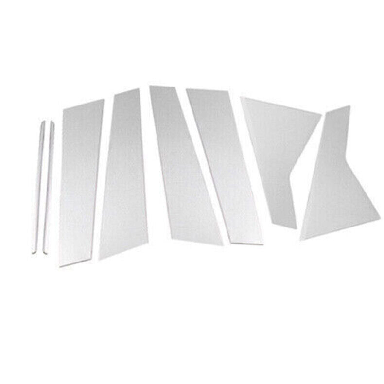 Steel Chrome Pillar Post Door Moulding Trim Mirror Cover for Kia Sorento 11-2015