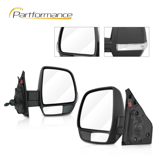The door-side rearview mirror with turn signal is applicable to 2015-2021 for Ram ProMaster City.