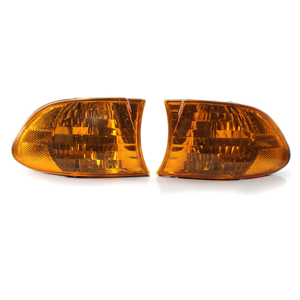 for BMW 50iL 740i 1998-2001 Pair Front Turn Signal Corner Light With No Bulbs