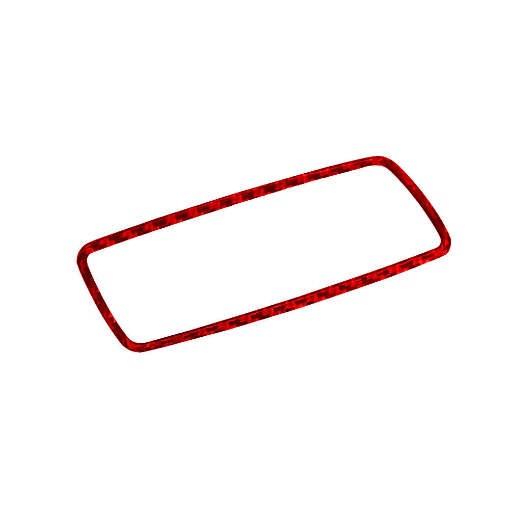 Red Carbon Fiber Front Dimming light Frame Cover Trim for KIA Cadenza 2014-2016