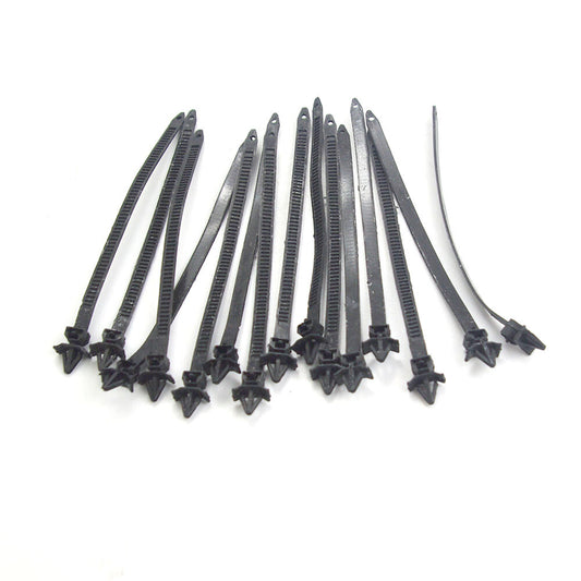 40PCS Releasable Cable Strap Push Clip Mount Wire Tie 7mm Hole for Honda for Mazda