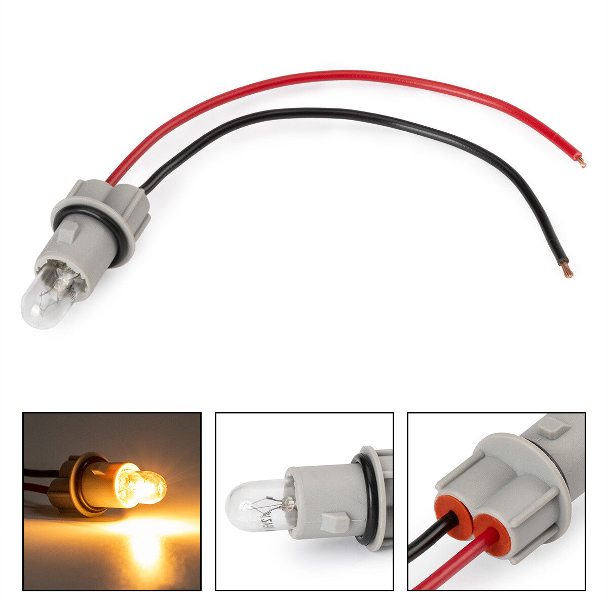 2X for Mercedes-Benz Side Marker Lamp Light Bulb Socket Wire Harness A0005400966