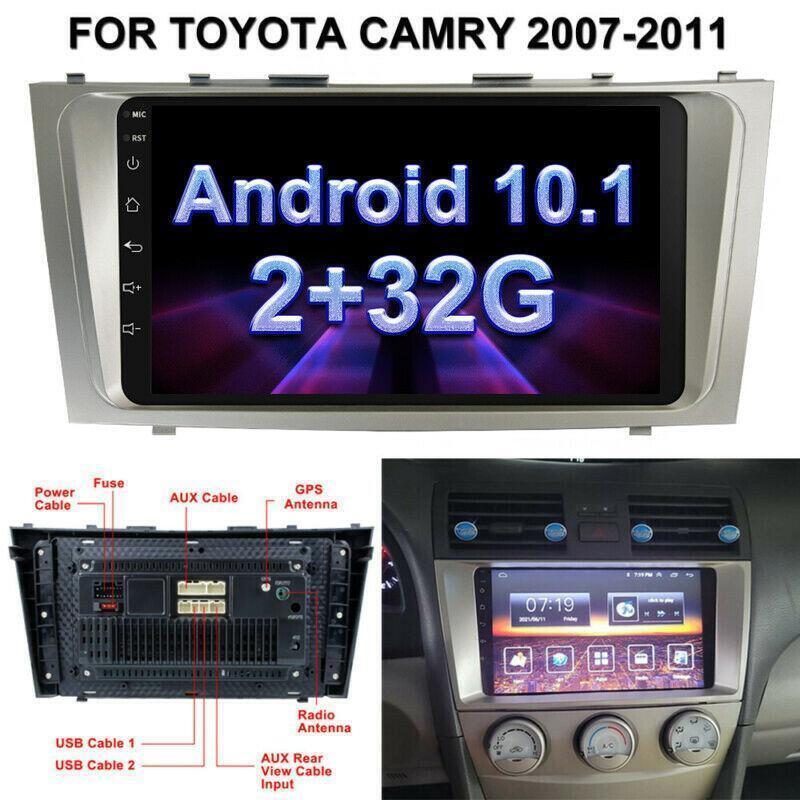 Navigation Fit for Toyota for Camry 2007-11 9 Android 10.1 Radio Stereo Player GPS