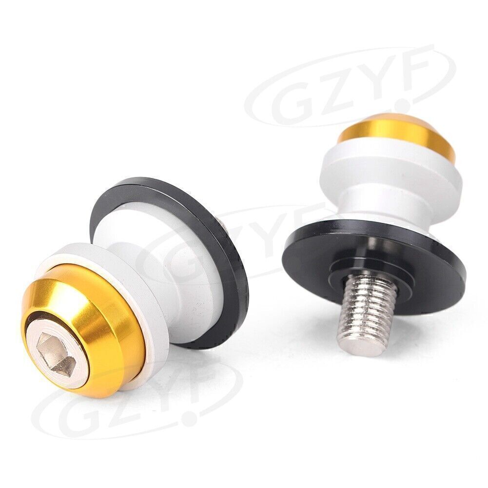 for kawasaki Z750 Z750 Z1000ly Pair 10mm CNC Swingarm Sliders Spools