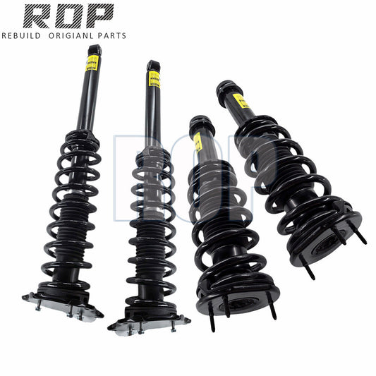 4X for Tesla for Model S AWD Front Rear Shock Absorber Strut Spring Assys 2015-2019
