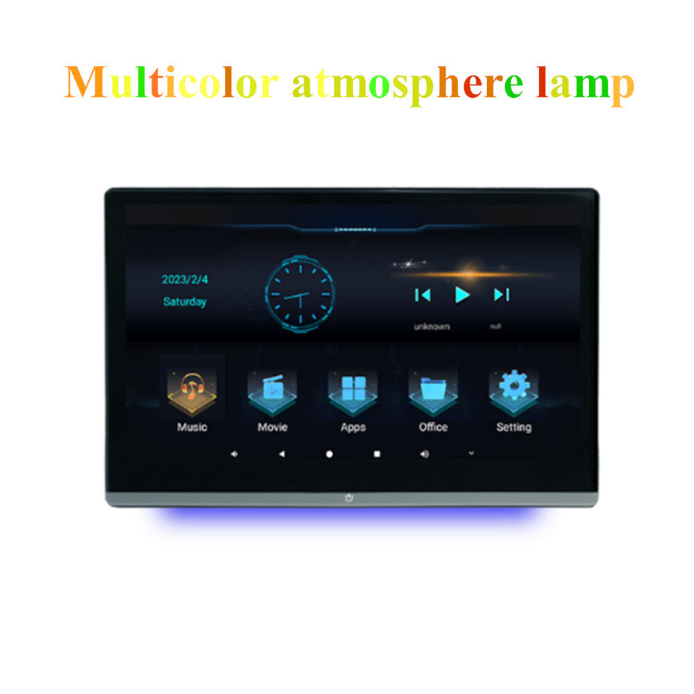 Car Headrest Monitor Player Rear for Seat Android WIFI Entertainment System 2+32G