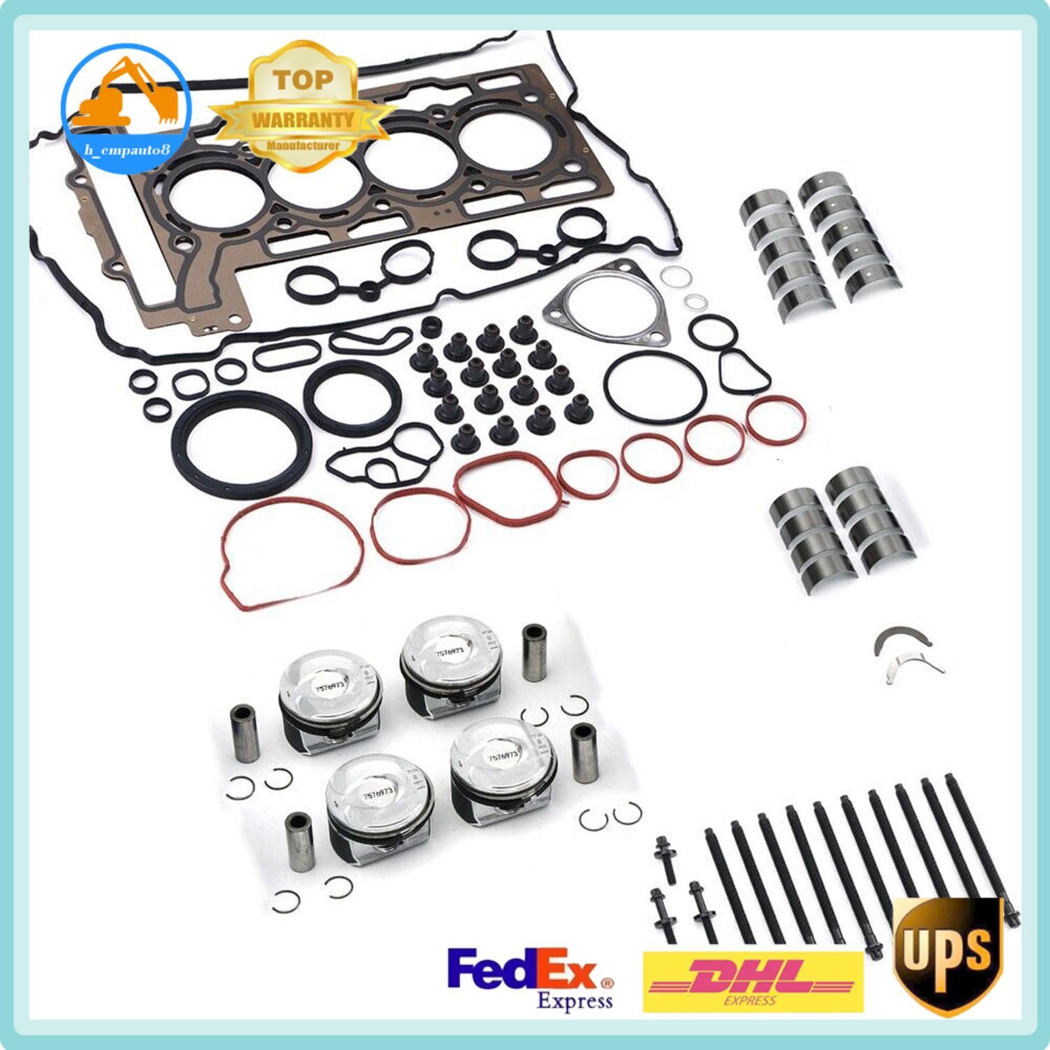 Overhaul Rebuild Pistons Kit for Mini Cooper S JCW R55 R56 R57 N14B16 1.6 Engine