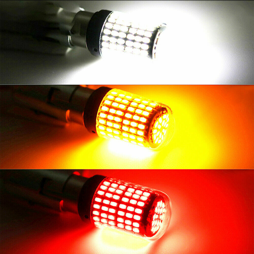 2x Canbus LED 1157 BAY15D Car Indicator Rear Brake DRL Bulbs 12-24V