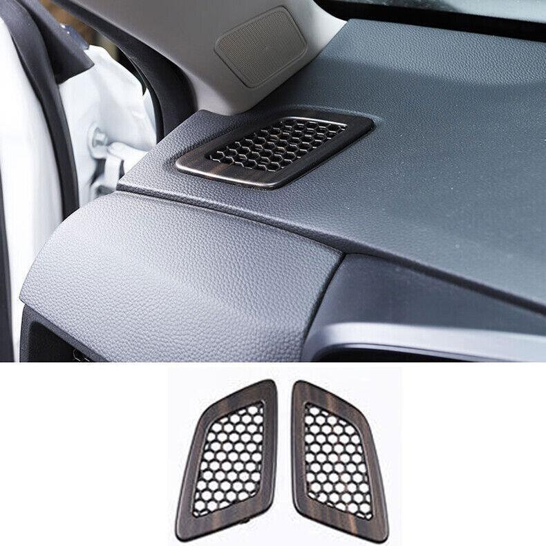 23-2024 for Honda CR-V Wood Grain ABS Dashboard Upper A/C Air Outlet Vent Trim2