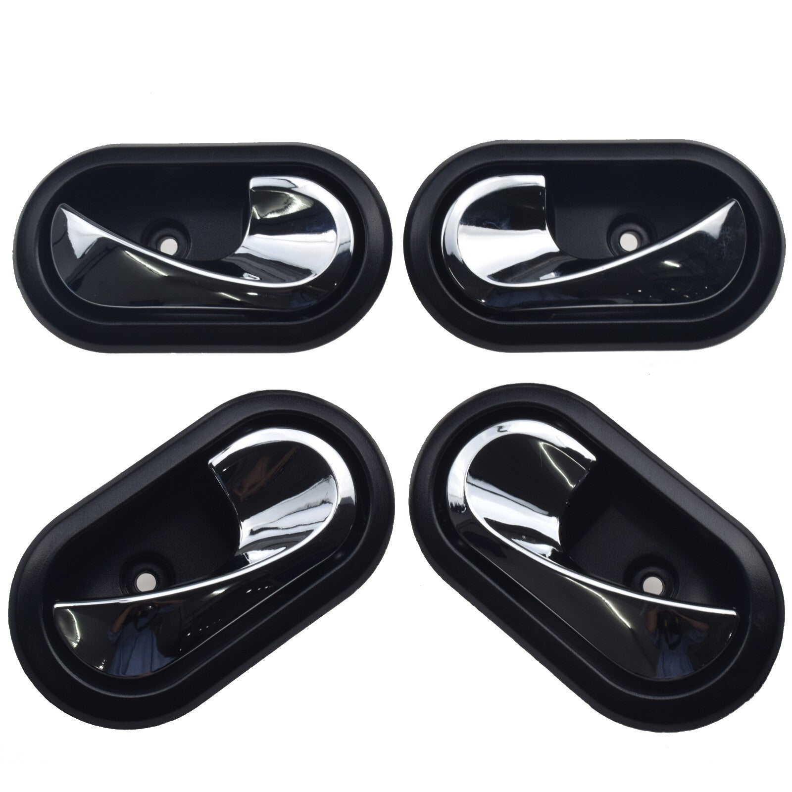 4PCS Interior Door Handles Front Rear LH RH For 2012-2016 for Renault Logan Duster