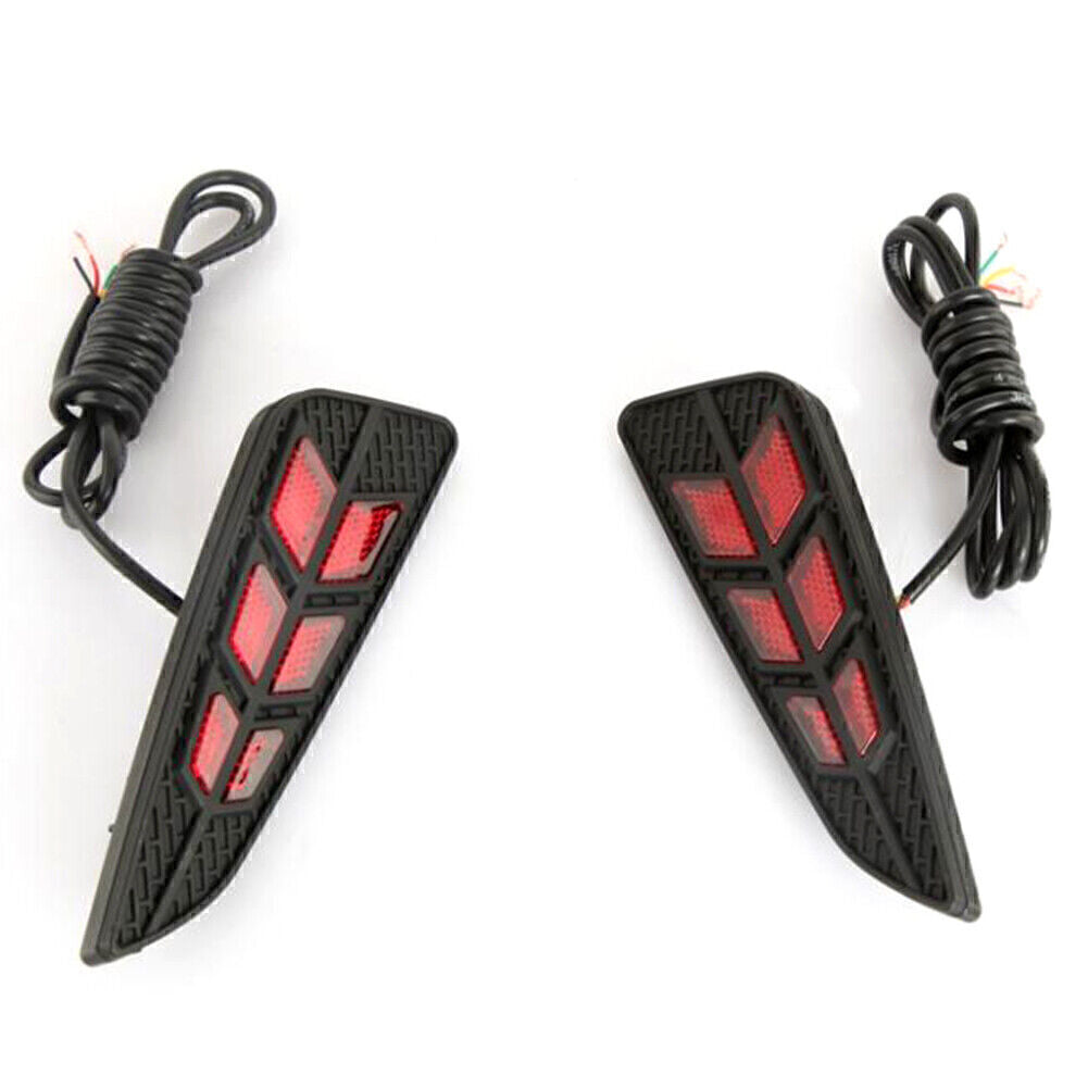 2pcs Car 12V LED Rear Bumper Brake Tail Light for Toyota C-HR 2018