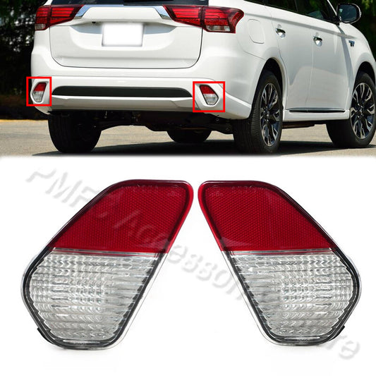 Pair for Mitsubishi Outlander 2016 2017 2018 Brake Light Rear Bumper Taillight