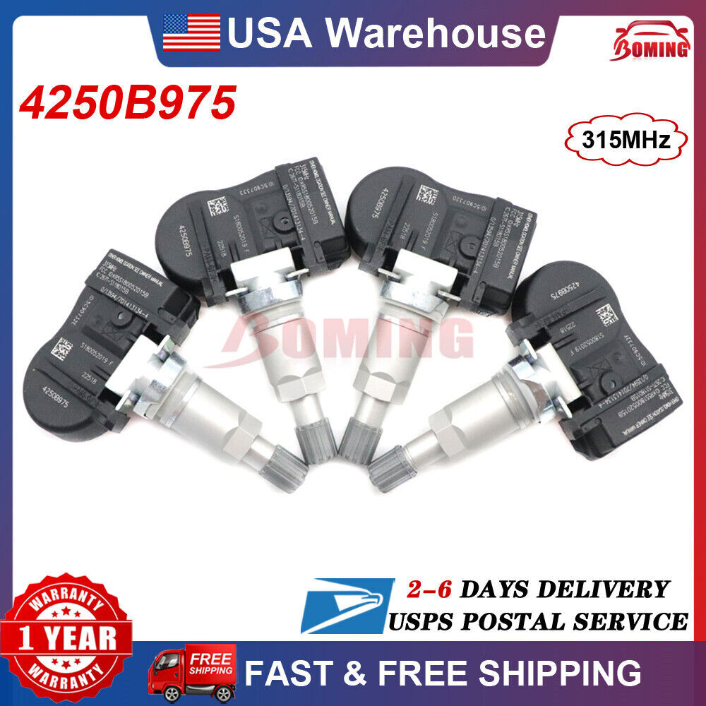 Set of 4pcs New TIRE PRESSURE SENSOR TPMS for Mitsubishi Lancer Outlander Sport