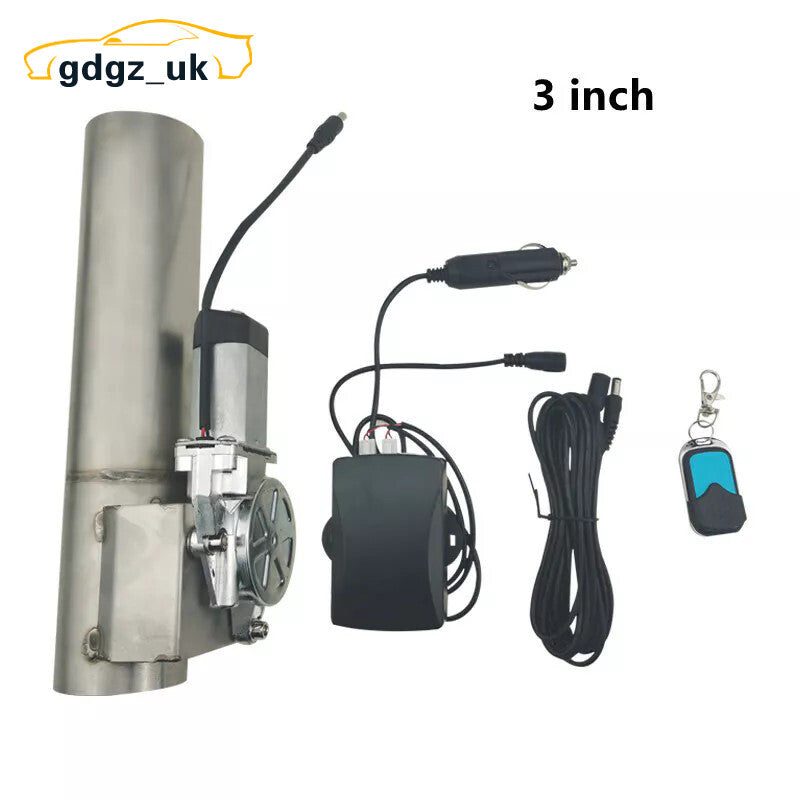 3 Electric Exhaust Valve I Pipe Control Motor Valve System with Remote Switch