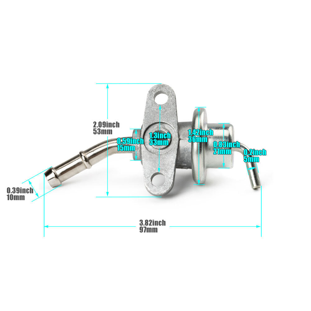 Fuel pressure regulator for Honda CBR600F4i (models 01-06): new 16740-MBW-J32