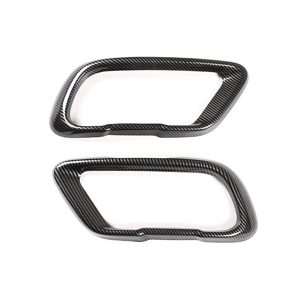 Steel Carbon Exhaust Muffler Tail Pipe Trim for BMW X5 G05 X6 G06 X7 G07 2019-22