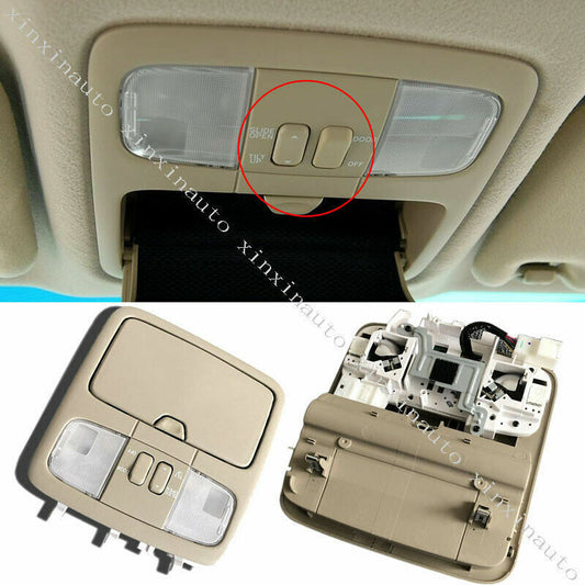 for Toyota Prado LC/FJ120 2003-09 Beige Overhead Dome Map Light Lamp Assembly 1x