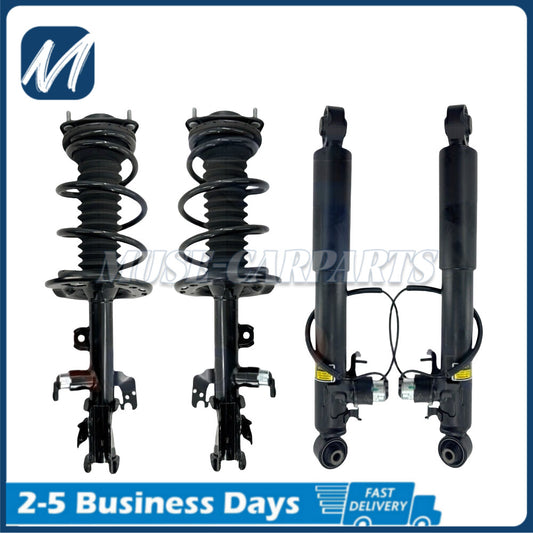 Two rear L&R shock absorber struts with gas-electric technology suitable for Lincoln MKX 2016-2018.
