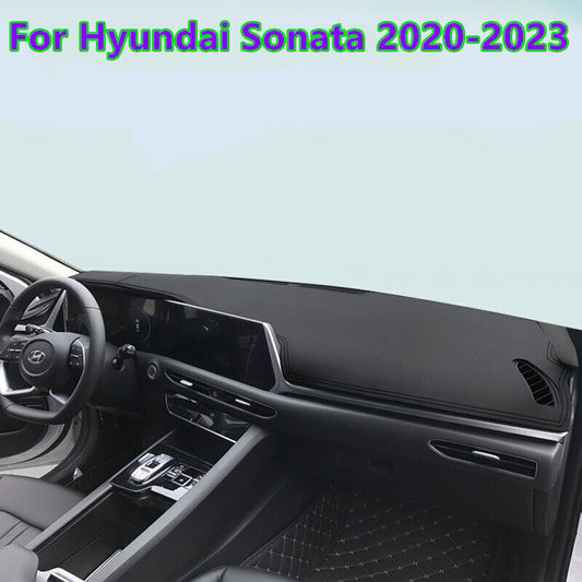 for Hyundai Sonata 20-2023 PU Leather Dashboard Dash Mat Non-slip DashMat Sun 1P