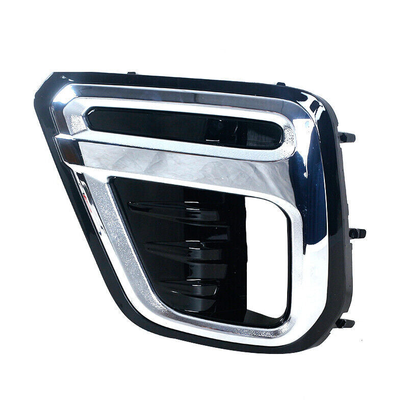 Left Fog Light Trim Fog Lamp Cover Black Chrome for Subaru Forester 2019-2021