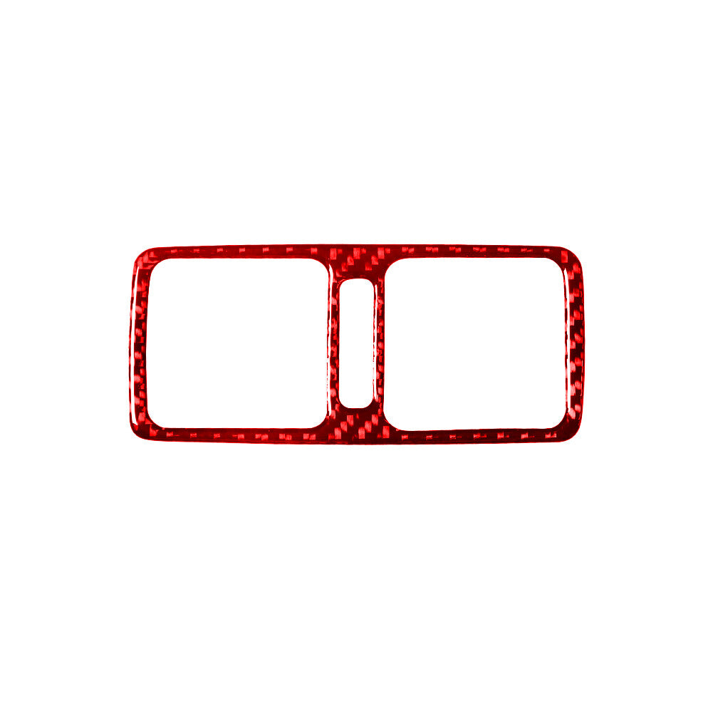 Red Carbon Fiber Rear Center Air Vent Cover Trim for Lexus RX300 1998-2003