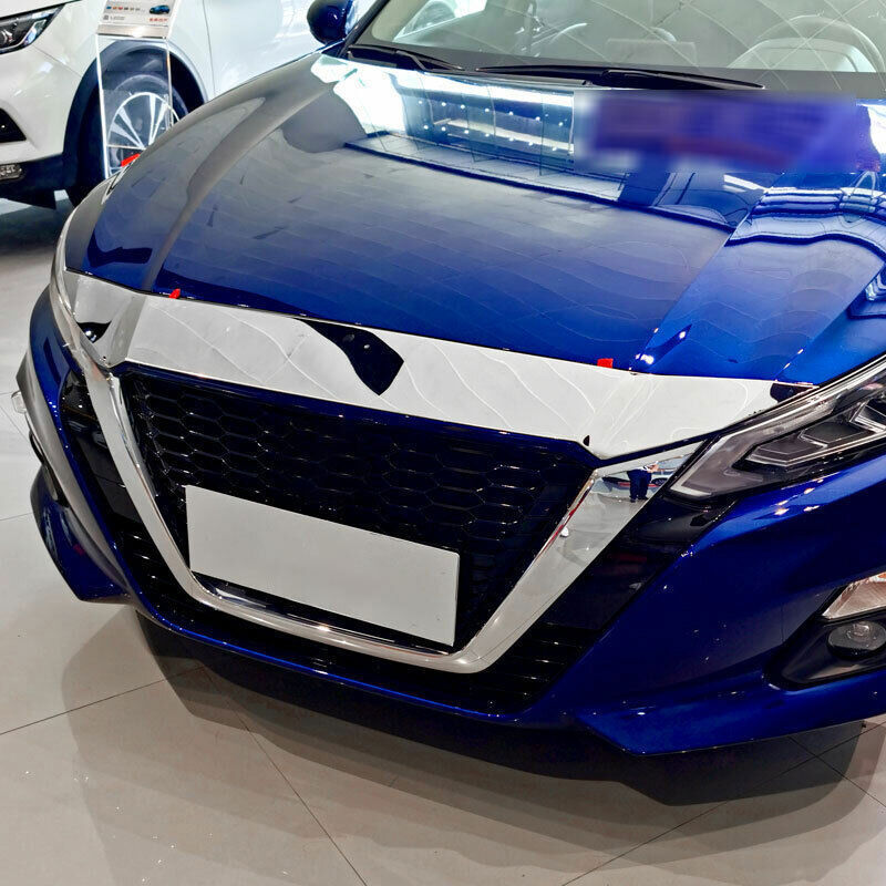 Chrome Front Grille Grill Engine Hood Strip for Nissan Altima/Teana 2019-2022