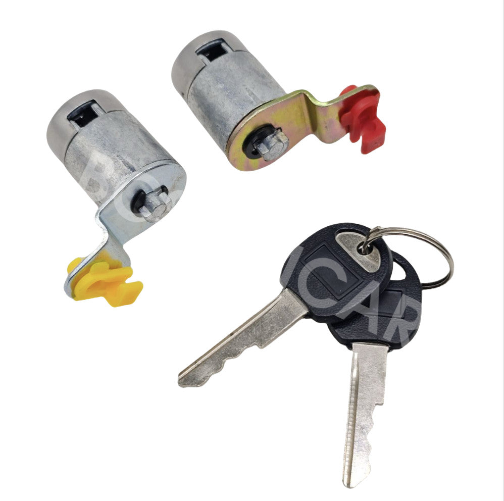 Car Door Lock Cylinder Set With Keys 2DLK4 Fit for Chevrolet Suburban 1992-1994