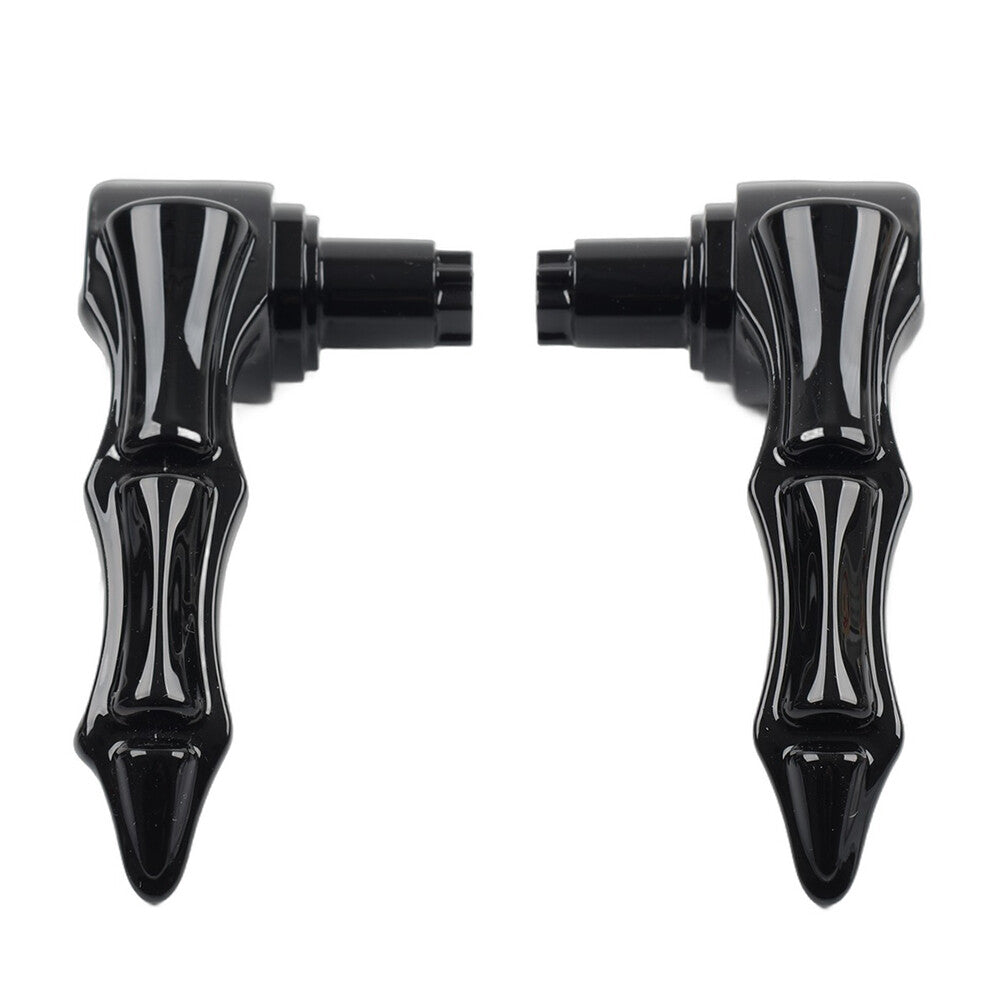 Black Saddlebag Skull Fingers Latch Handles for Harley Touring Bagger 2014-up 15