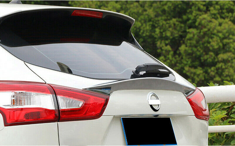 for Nissan Rogue Sport 2017-2021 Chrome Rear Trunk Spoiler Wing Flap Strip Trim
