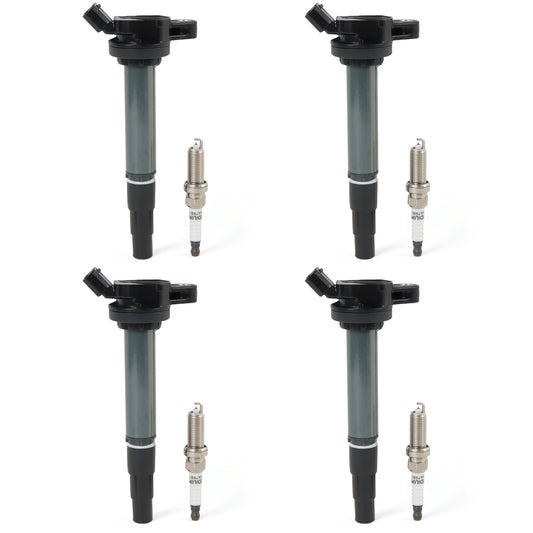 4X Ignition Coil  Spark Plug for Toyota for Corolla Prius for Lexus 1.8L 09-17 UF596
