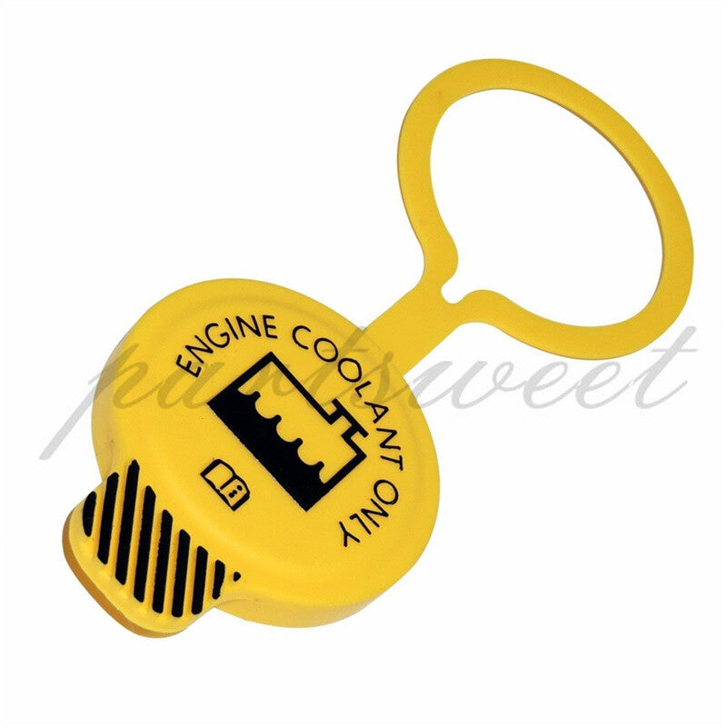 Yellow Engine Radiator Overflow Bottle and Cap Fits for Jeep WK XK JK for Ram 55056382AA