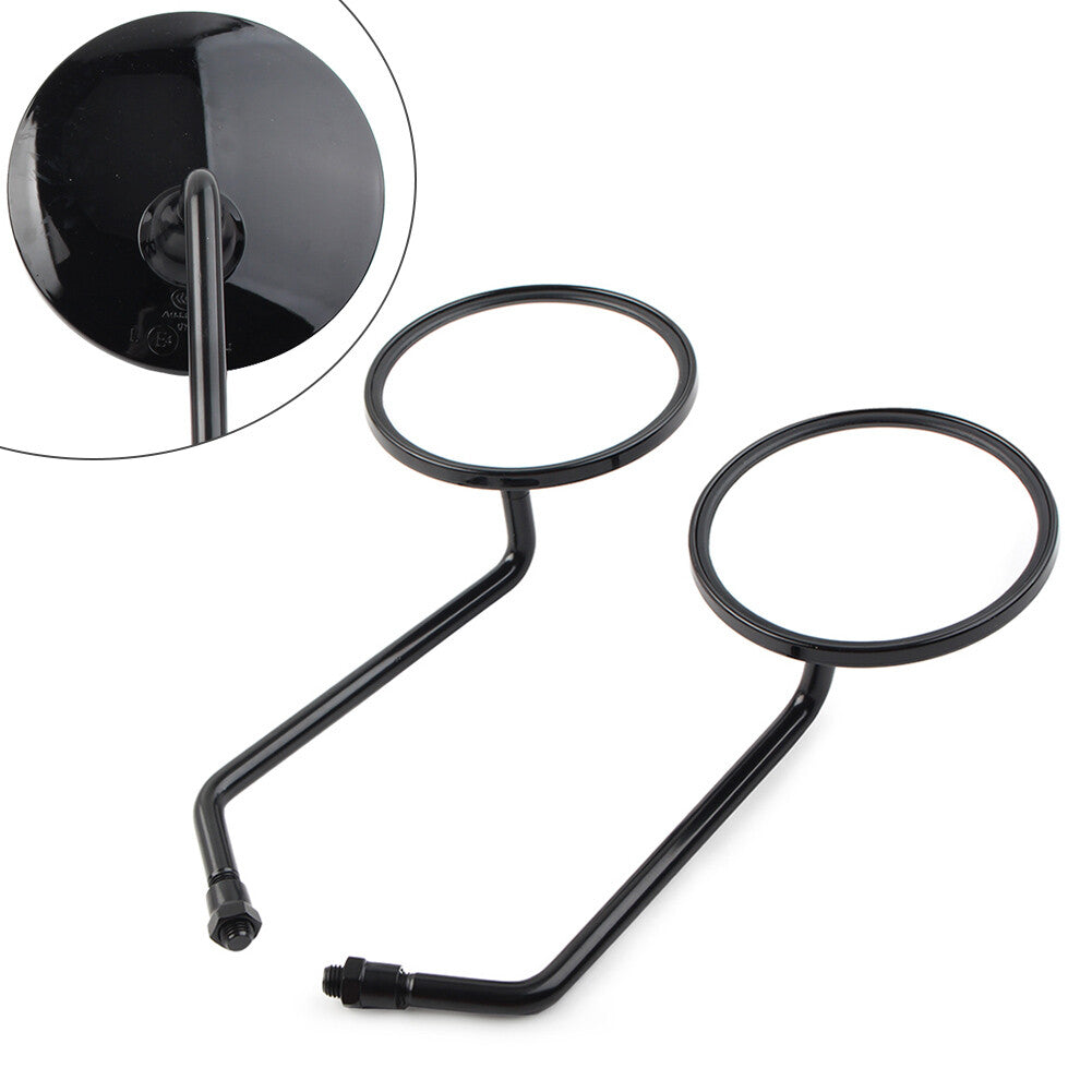 ?Fit Motorcycle Scooter Street bike 10mm Universal Side Rearview Mirror Round