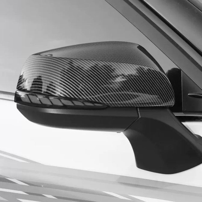 for Toyota for Corolla Cross 2022-2024 Carbon Fiber Car Mirrors Rearview Trim Cover