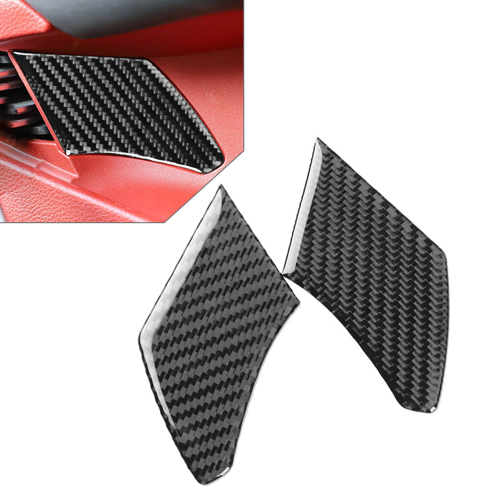 Carbon Fiber Door Handle Bowl Cover Trim for Dodge for Challenger 2015-2024 23