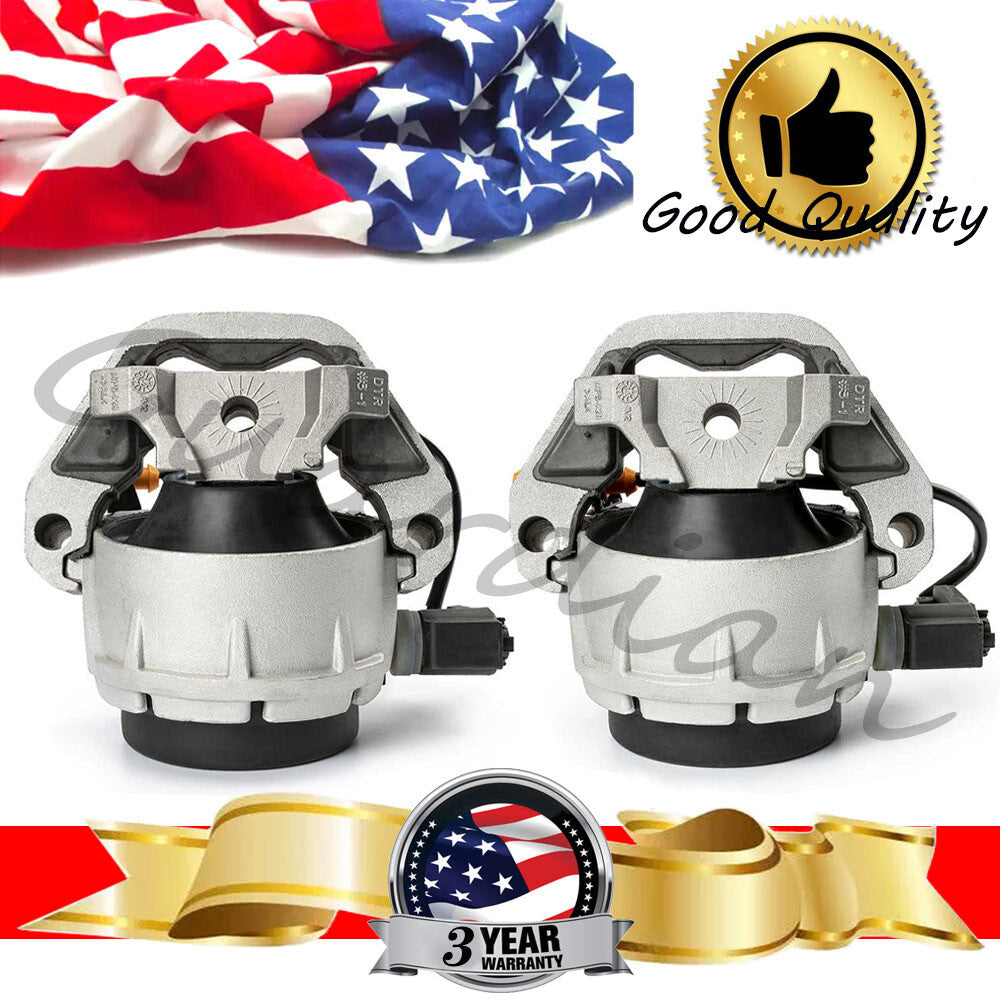 Left+Right Engine Mounts 4G0199381 for Audi A6 A7 3.0L V6 A/T Quattro 12-18 16