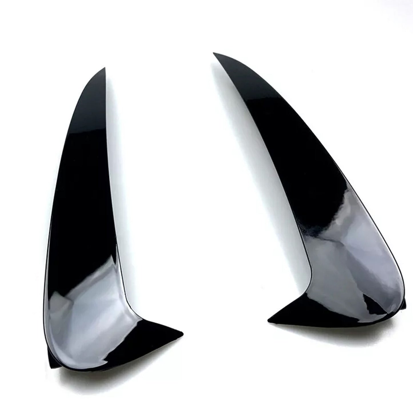 for Benz C Class W205 C43 Look Rear Bumper Air Vent Cover 2 Gloss Black New