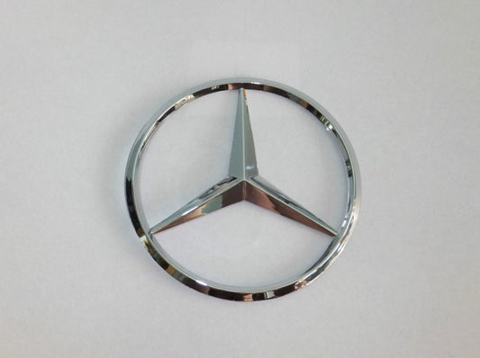 Emblem For AMG 75mm Star Trunk Badge Chrome New