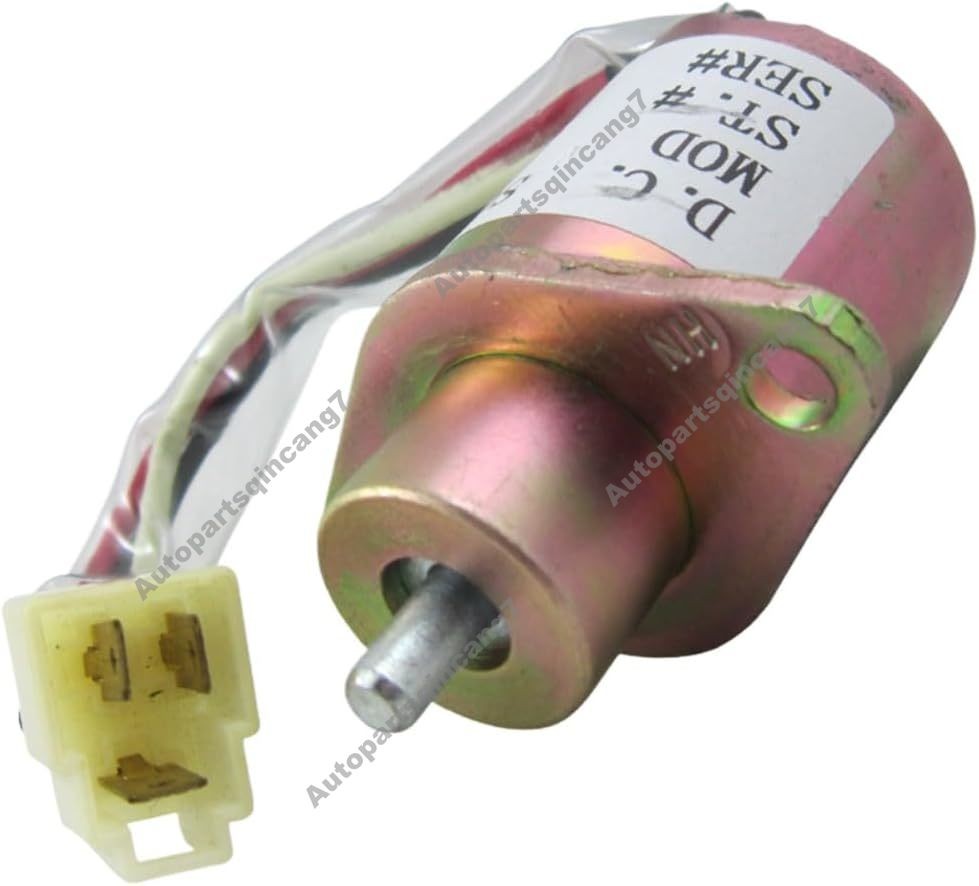 12V Fuel Shut Off Stop Solenoid Valve 2503531 for Yanmar Excavator