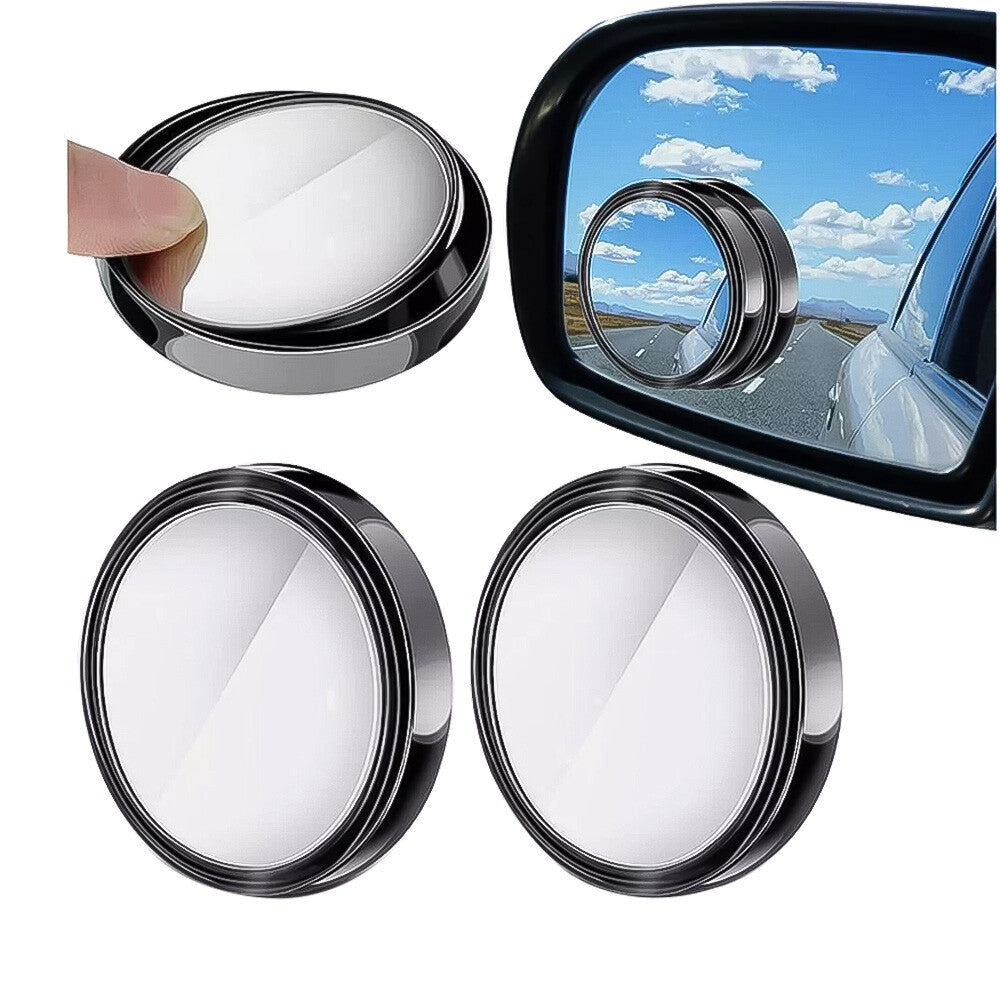 2PCS Blind Spot Mirrors Round HD Glass Side For Car Rear View Mirror Convex 360¡ã
