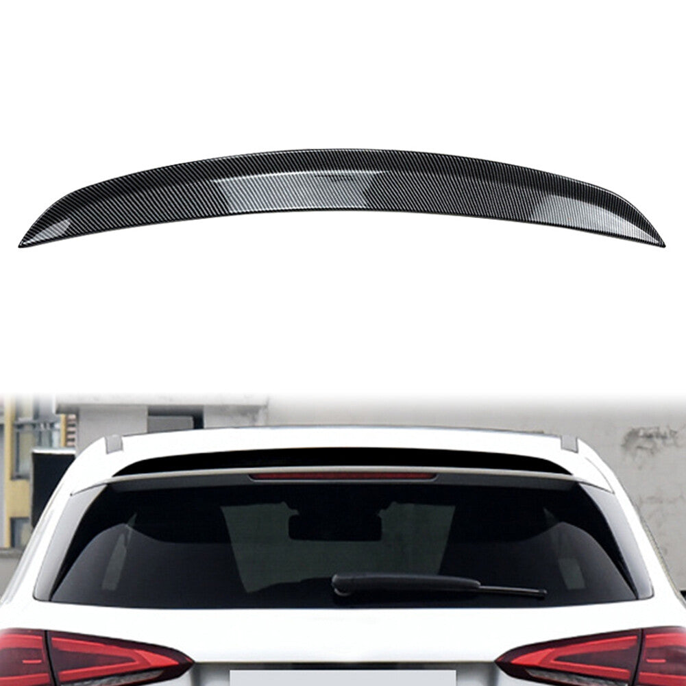 Carbon Look Rear Roof Spoiler Window Wing for Benz A Class W177 Hatchback 18-20