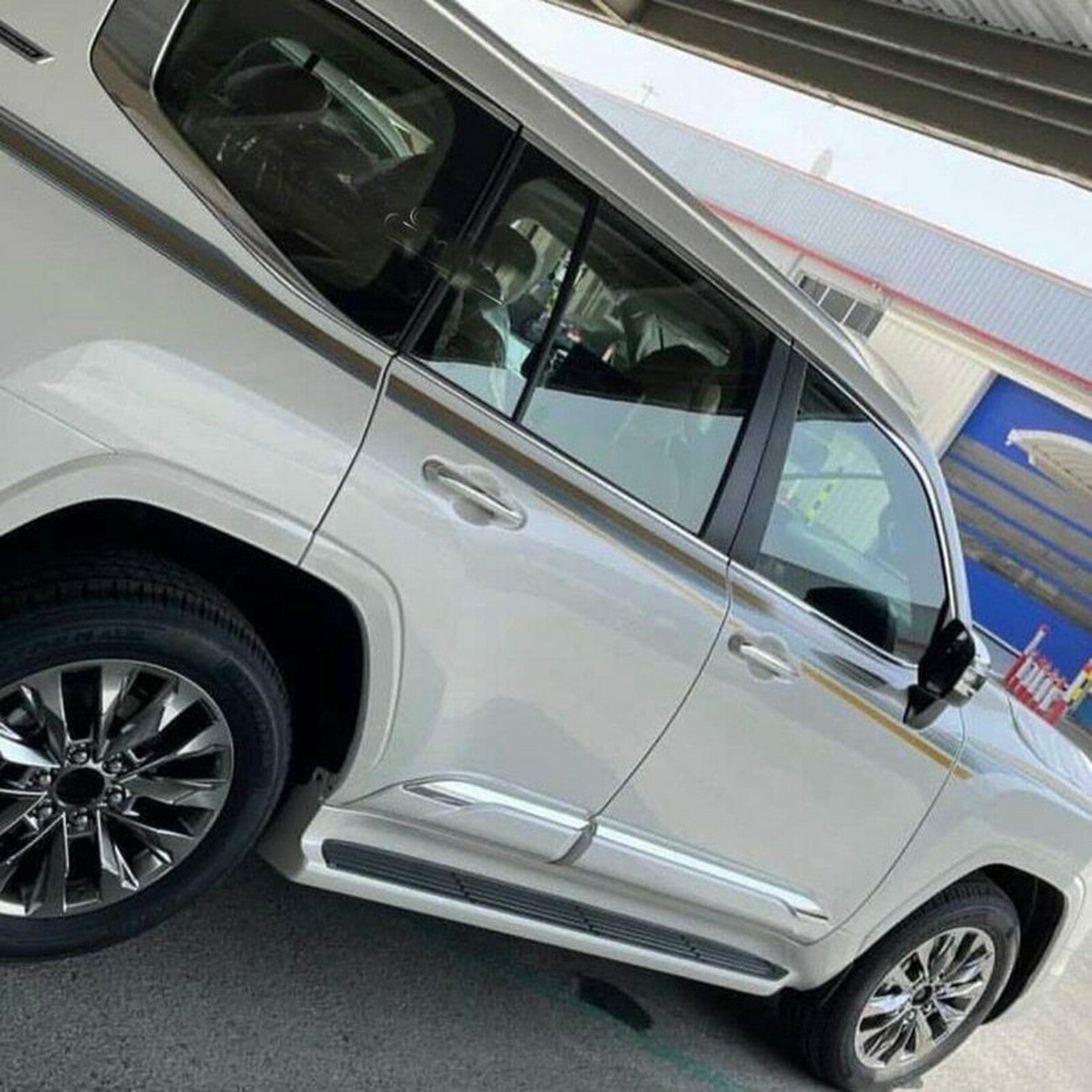 ABS Painting Body Door Side Molding Trim for Toyota for Land Cruiser LC300 2022-2023