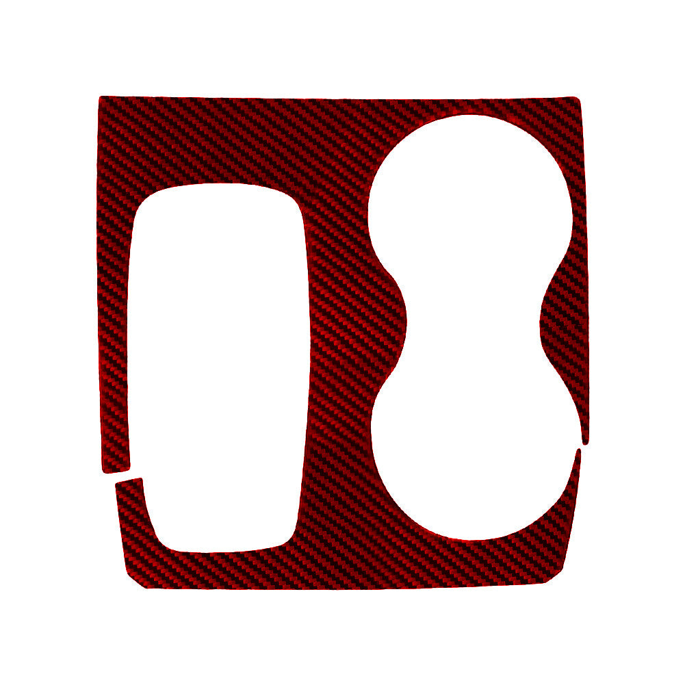 Red Carbon Fiber Gear Shift Outer Frame Trim for Honda Ridgeline 2017-2020 TypeA