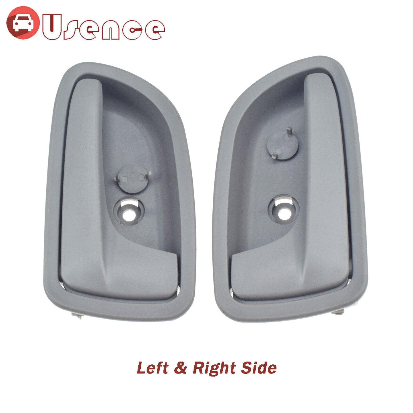 New Pair Gray Interior Door Handle Front Left  Right Side For 2003-2005 for Kia Rio