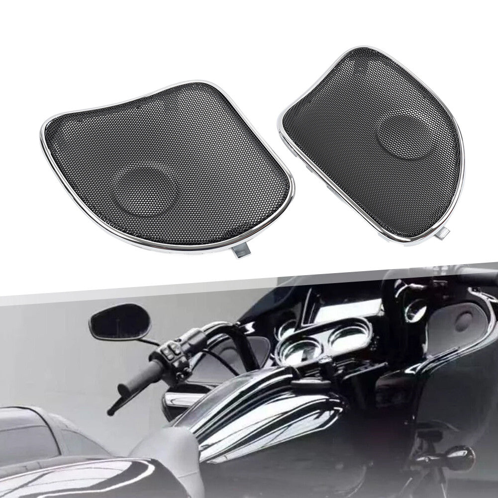 Front Fairing Speaker Grilles Mesh Cover for Harley Road Glide FLTRX 2015-23 16
