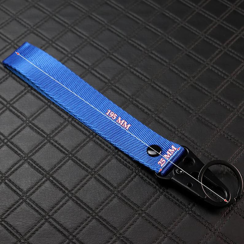 Car keychain metal key ring badge lanyard blue Mugan suitable for Toyota,for Lexus,and for Infiniti