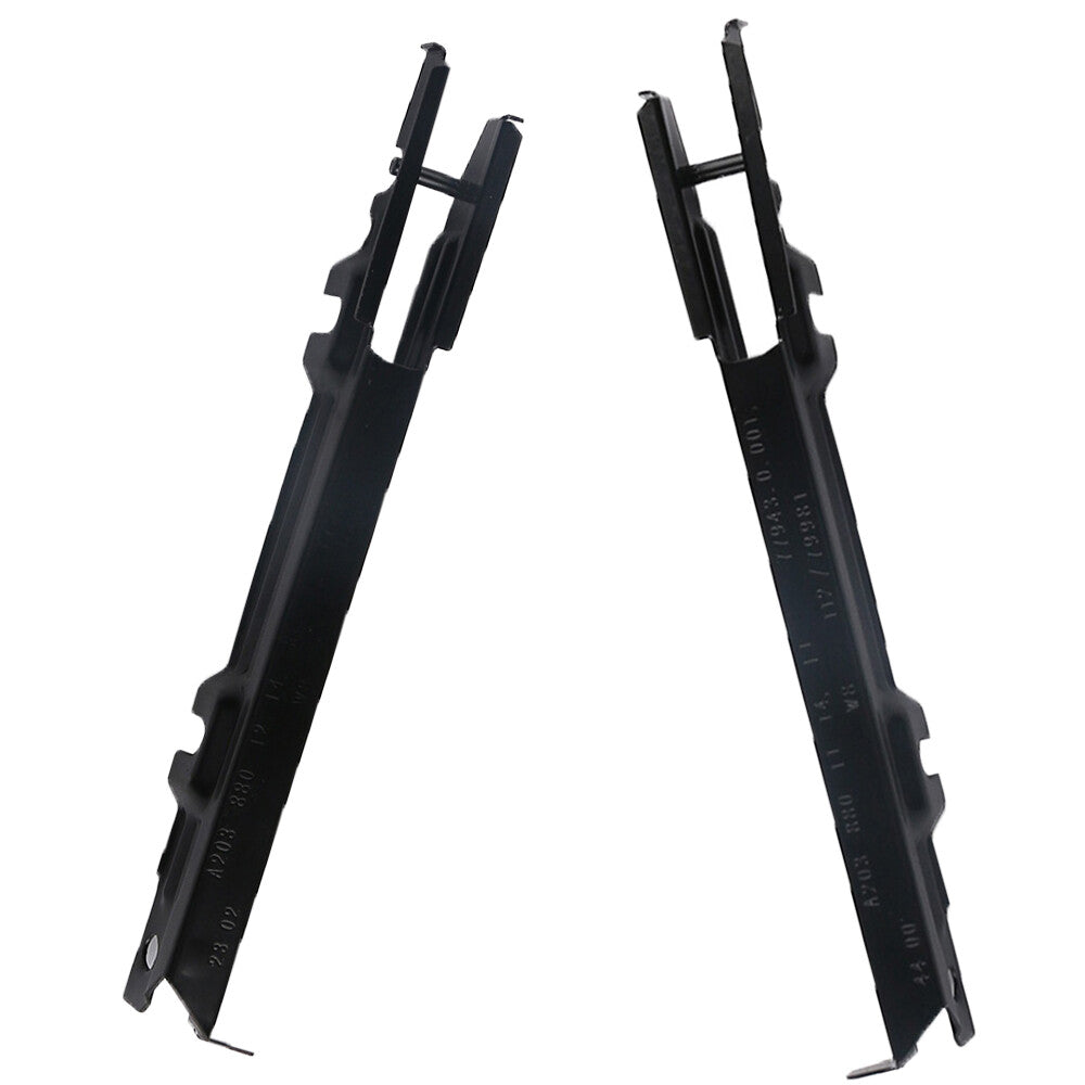 Driver Passenger Sife Front Bumper Bracket Metal Set for Mercedes-Benz C-Class