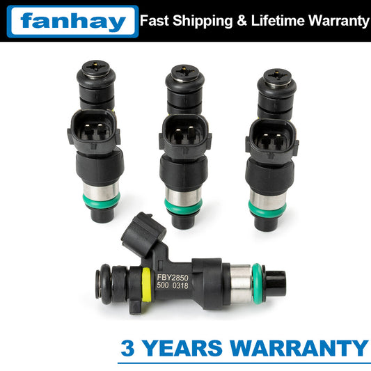 4Pcs 16600-EN200 Fuel Injectors FIJ0026 for Nissan Cube 09-14 Versa 07-12 Sentra